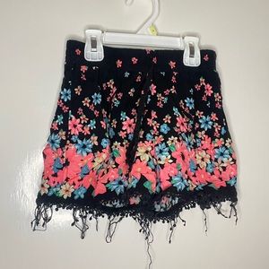 Floral Print Shorts
